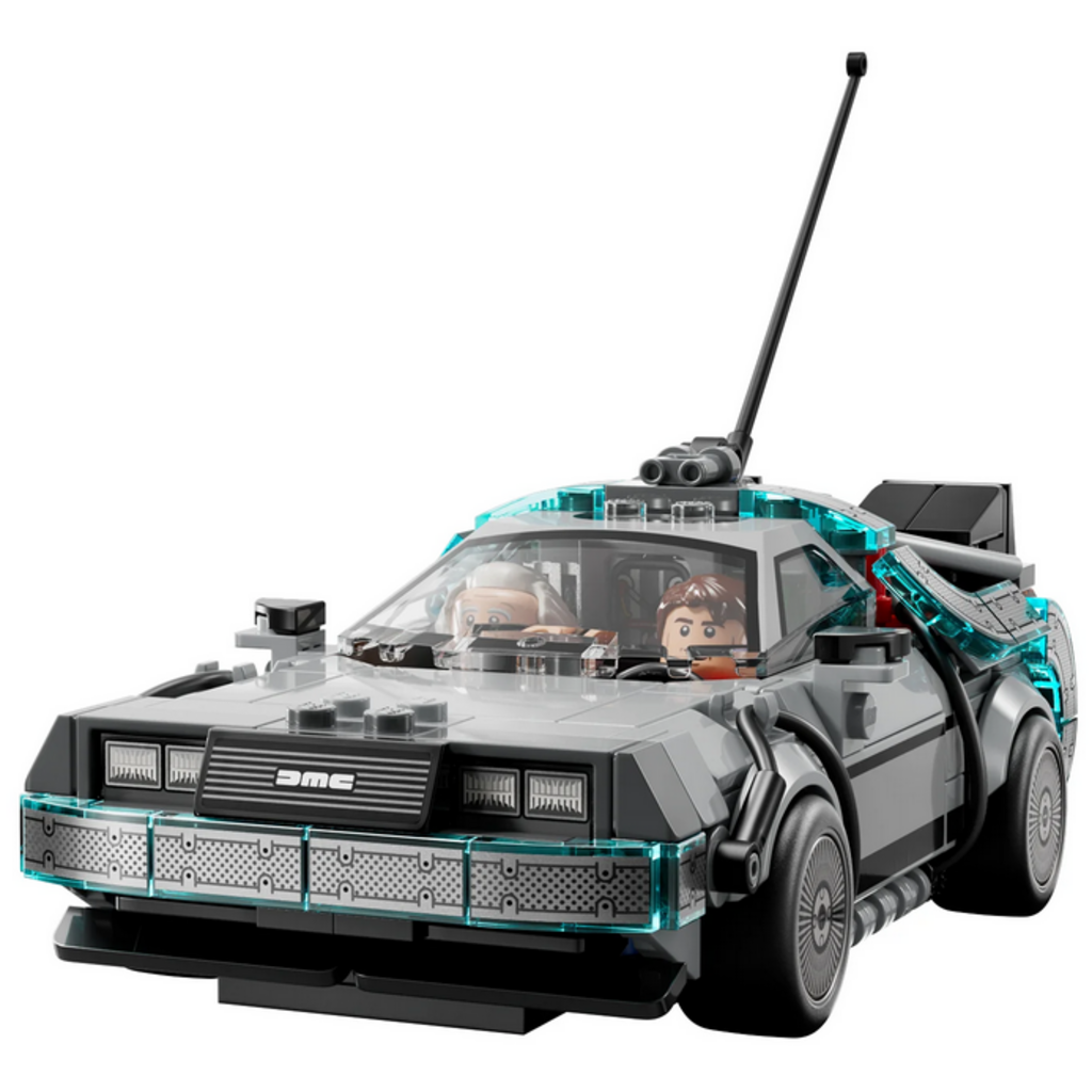 LEGO TIME MACHINE FROM BACK TO THE FUTURE