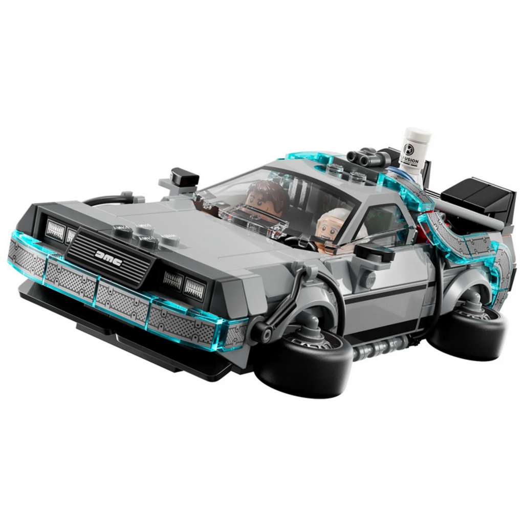 LEGO TIME MACHINE FROM BACK TO THE FUTURE