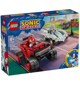 LEGO SILVER'S CAR VS KNUCKLES' MONSTER TRUCK