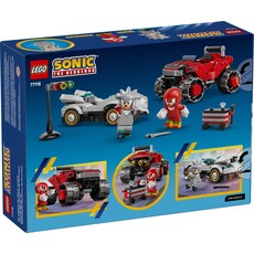 LEGO SILVER'S CAR VS KNUCKLES' MONSTER TRUCK