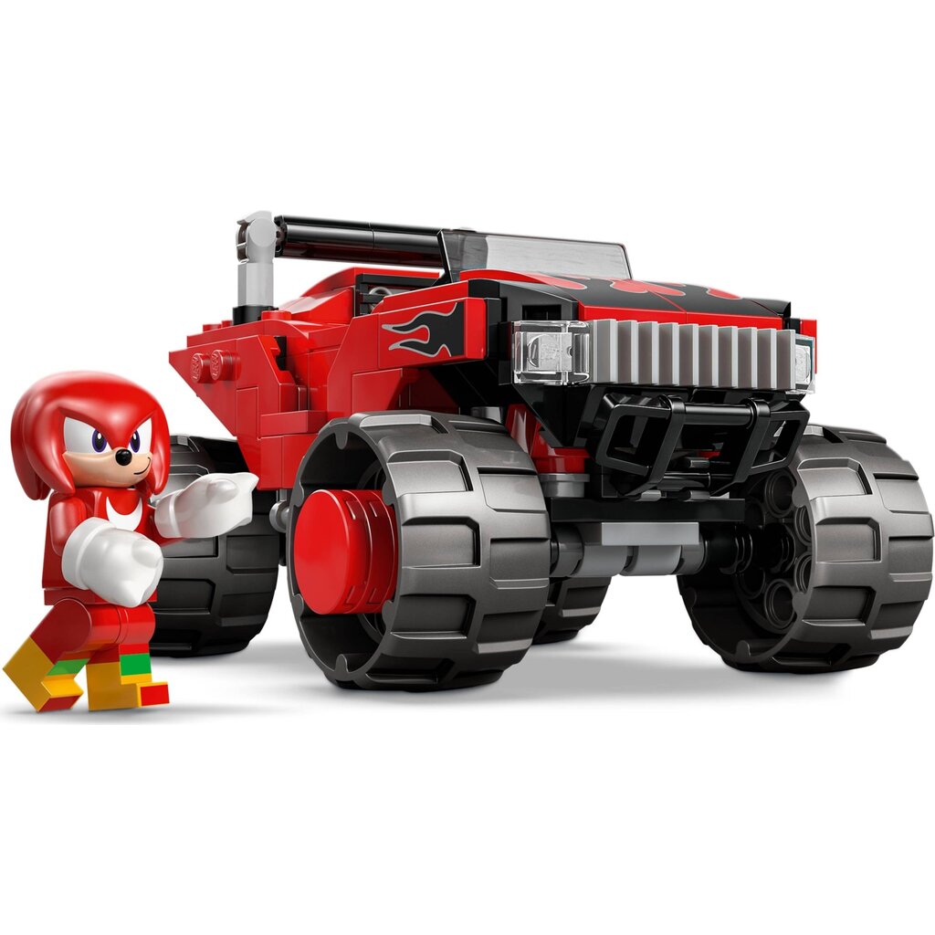 LEGO SILVER'S CAR VS KNUCKLES' MONSTER TRUCK