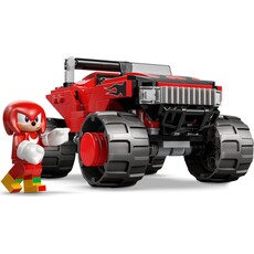 LEGO SILVER'S CAR VS KNUCKLES' MONSTER TRUCK