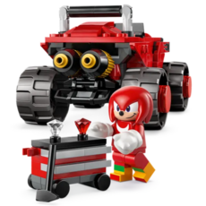 LEGO SILVER'S CAR VS KNUCKLES' MONSTER TRUCK