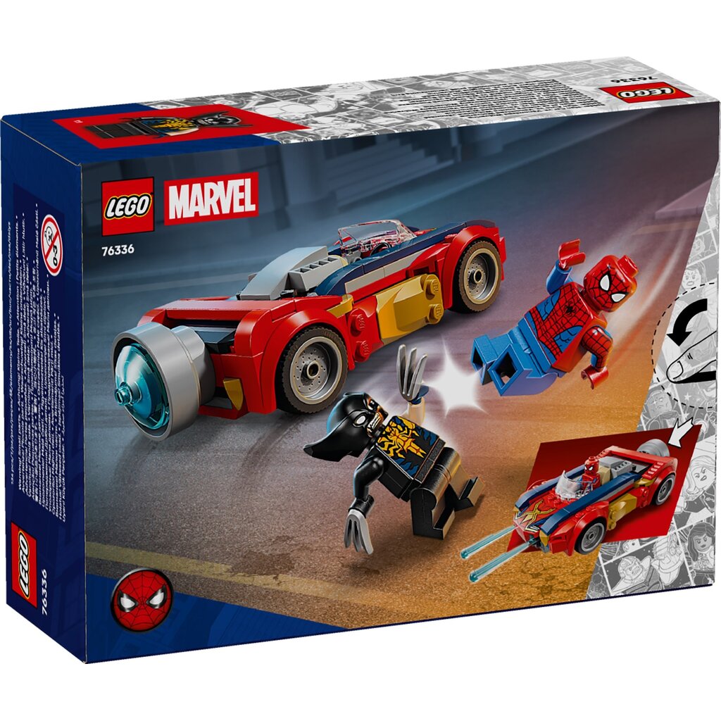 LEGO SPIDER-MAN CAR VS. VENOMIZED WOLVERINE