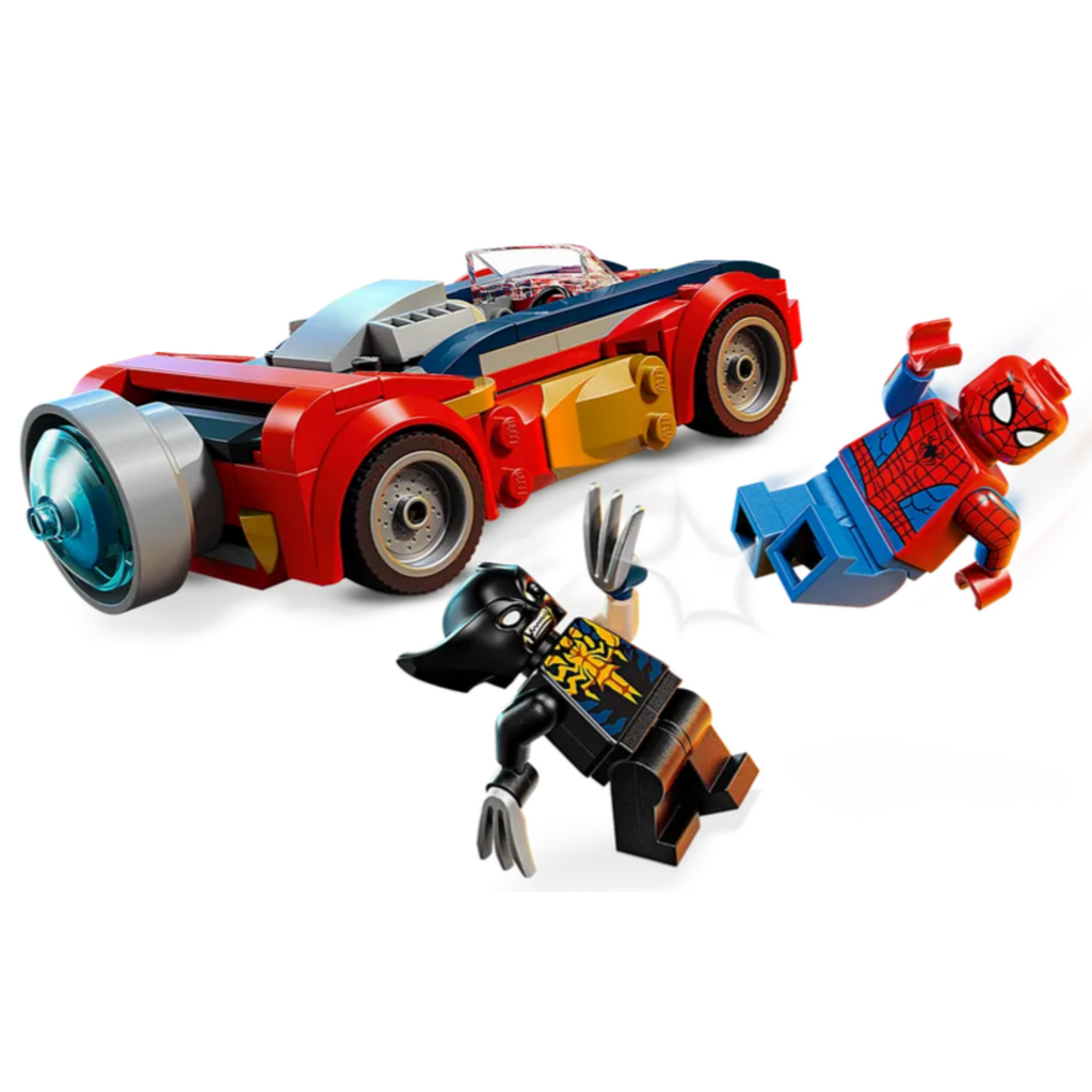 LEGO SPIDER-MAN CAR VS. VENOMIZED WOLVERINE