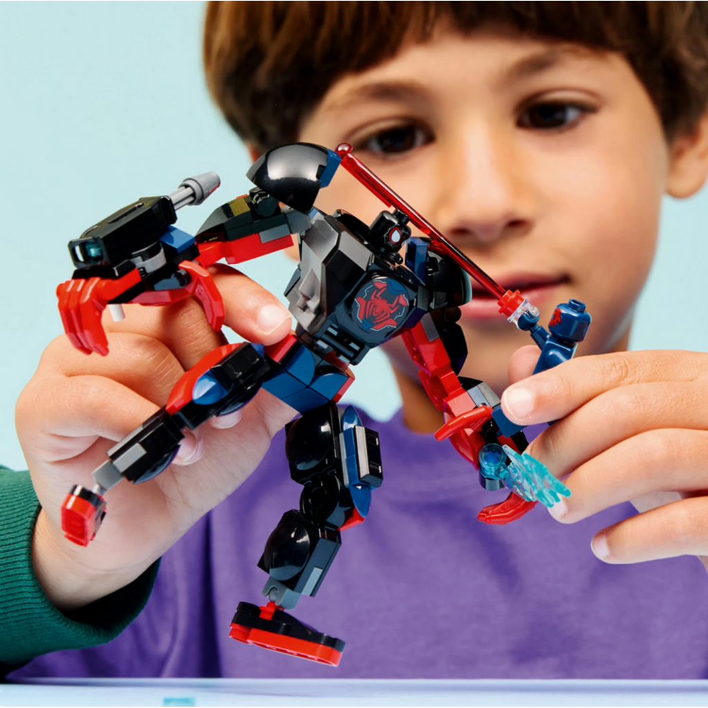 LEGO MILES MORALES MECH VS SPIDER-MAN 2099