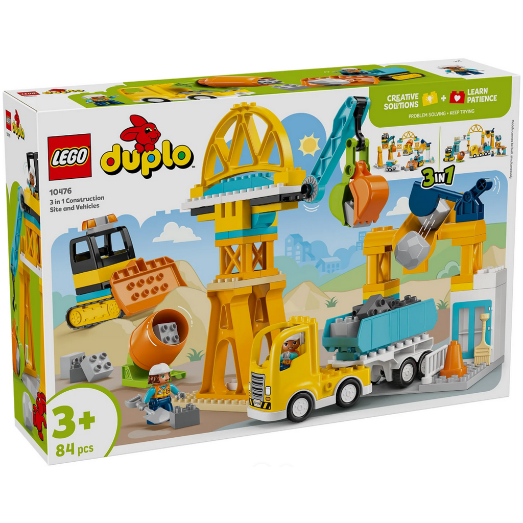 LEGO 3 in 1 CONSTRUCTION SITE AND VEHICLES