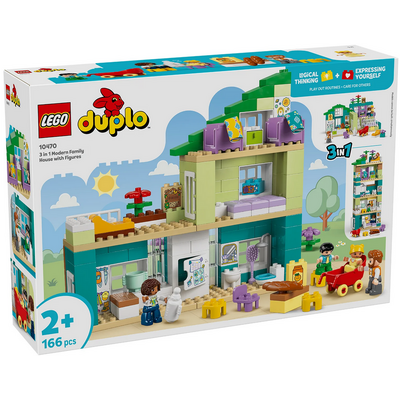 LEGO 3 in 1 MODERN FAMILY HOUSE WITH FIGURES