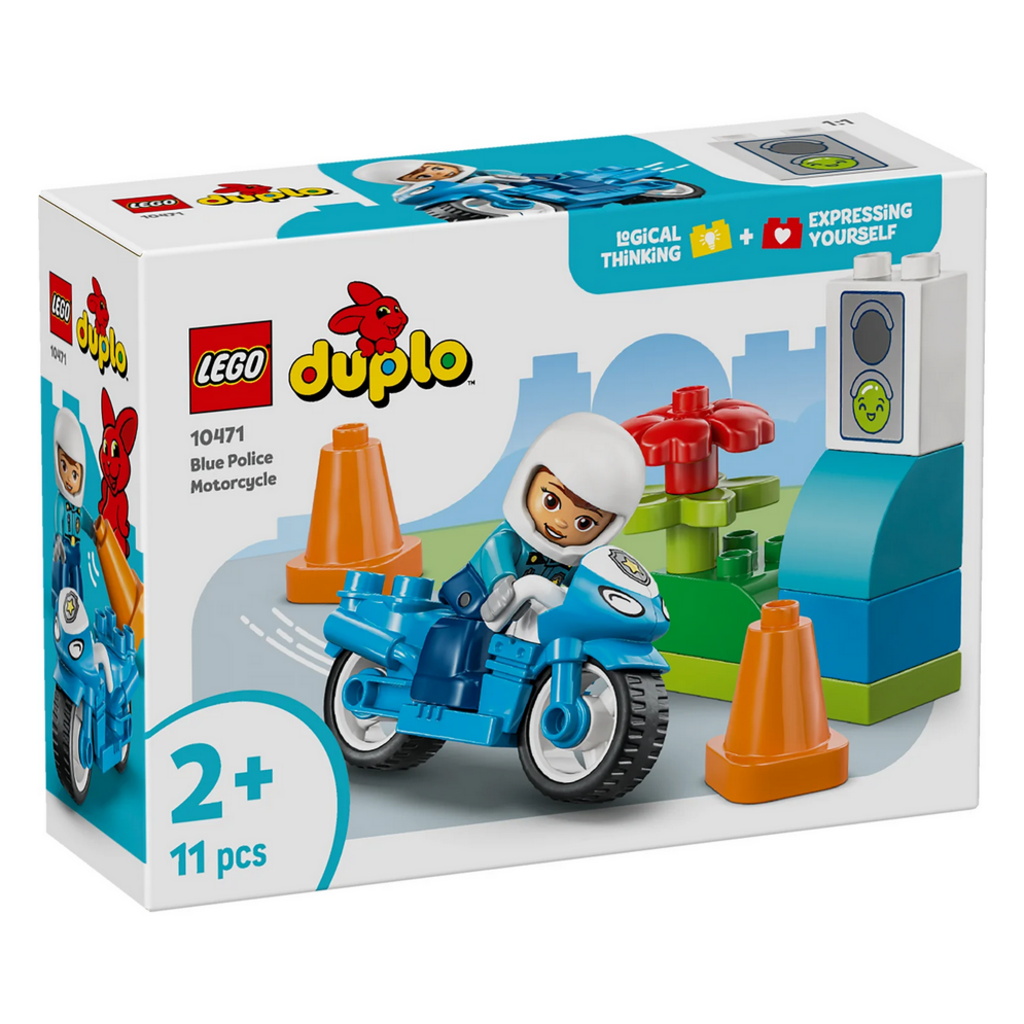 LEGO BLUE POLICE MOTORCYCLE