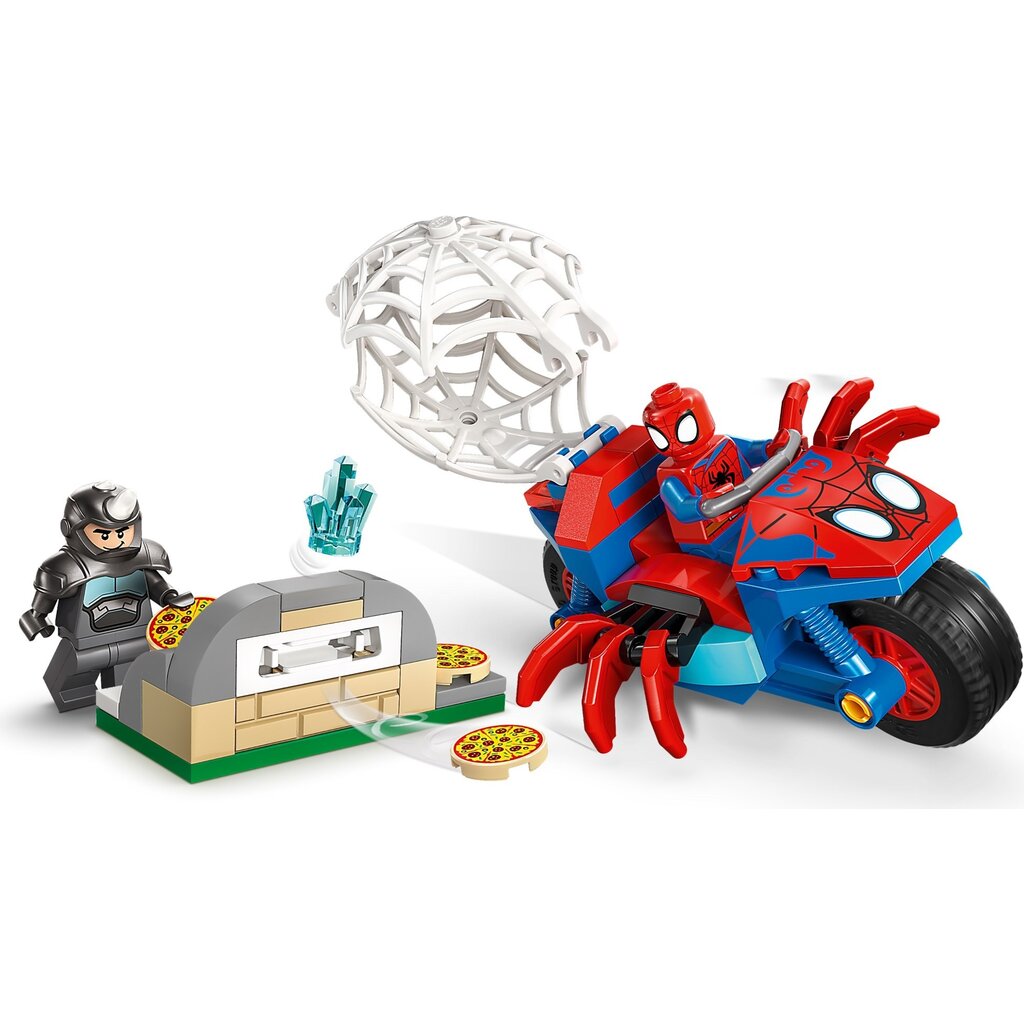 LEGO SPIDEY ON HIS MOTORCYCLE VS RHINO