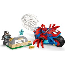 LEGO SPIDEY ON HIS MOTORCYCLE VS RHINO