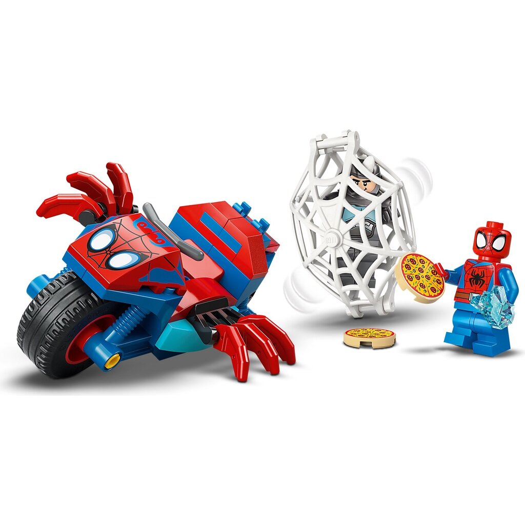 LEGO SPIDEY ON HIS MOTORCYCLE VS RHINO