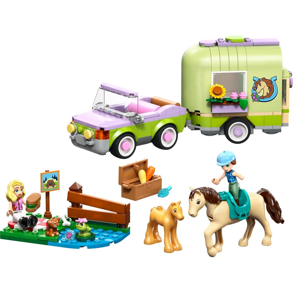 LEGO HORSE & BABY FOAL TRAILER