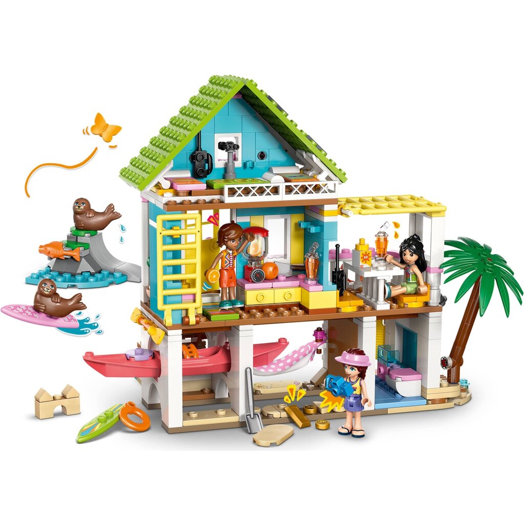 LEGO BEACH HOUSE WITH SEALS
