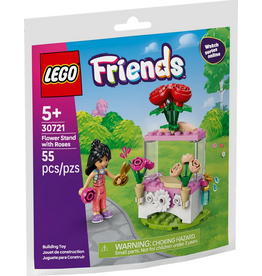 LEGO FLOWER STAND WITH ROSES