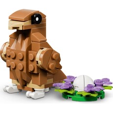 LEGO CUTE HAMSTER WITH A FLOWER