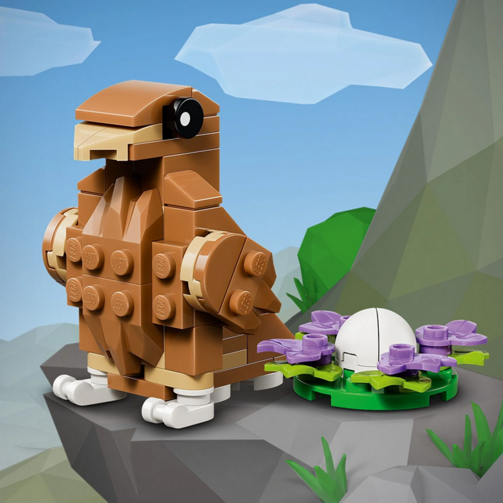 LEGO CUTE HAMSTER WITH A FLOWER