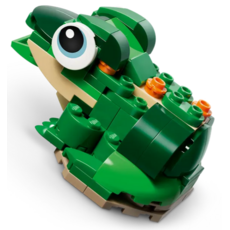 LEGO TURTLE WITH A WATER LILY FLOWER