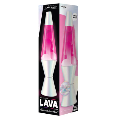 LAVA LAMP 14.5" LAVA LAMP OPALESCENT PEARL