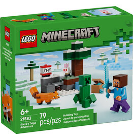 LEGO STEVE'S TAIGA ADVENTURE