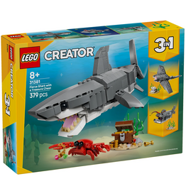 LEGO FIERCE SHARK WITH A TREASURE CHEST