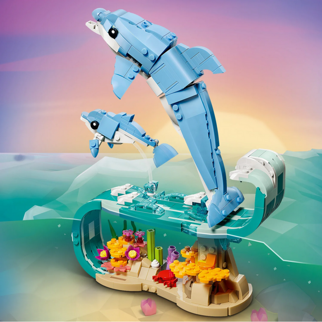 LEGO SEA ANIMALS: BEAUTIFUL DOLPHINS