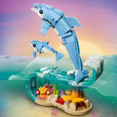 LEGO SEA ANIMALS: BEAUTIFUL DOLPHINS