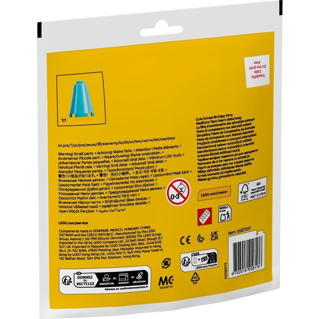 LEGO CUTE ANIMAL BIRTHDAY PARTY