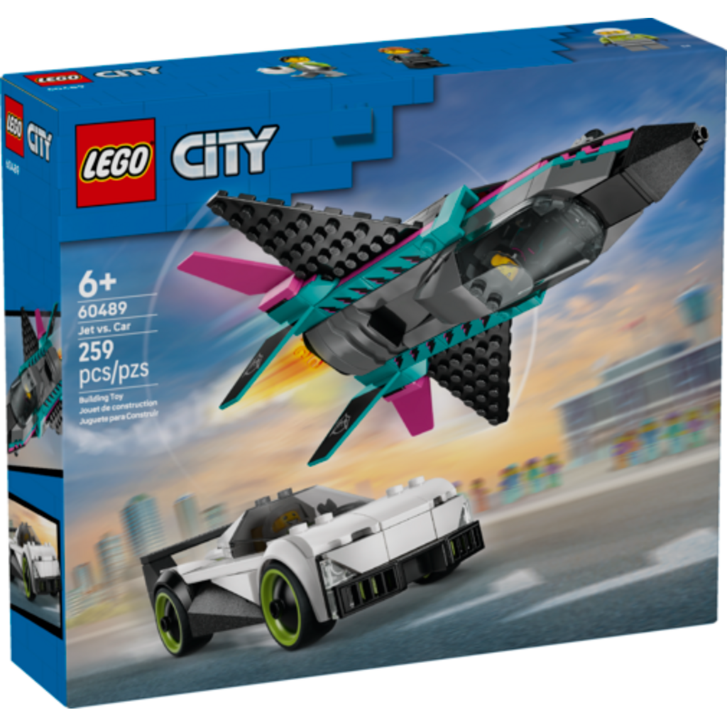 LEGO JET VS. CAR