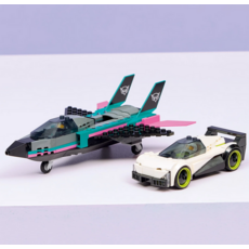 LEGO JET VS. CAR