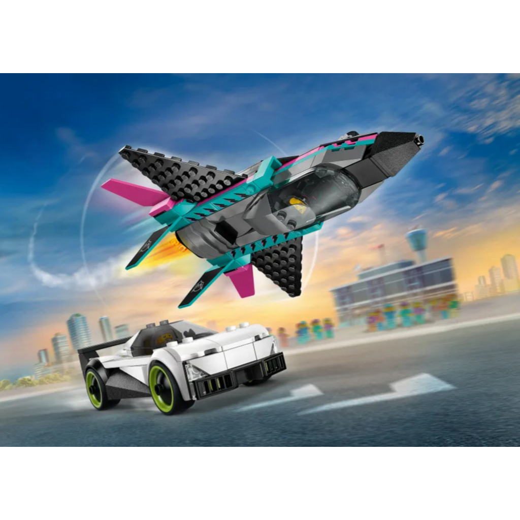LEGO JET VS. CAR