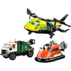 LEGO AIRPLANE, SERVICE TRUCK & HOVERCRAFT REMIX
