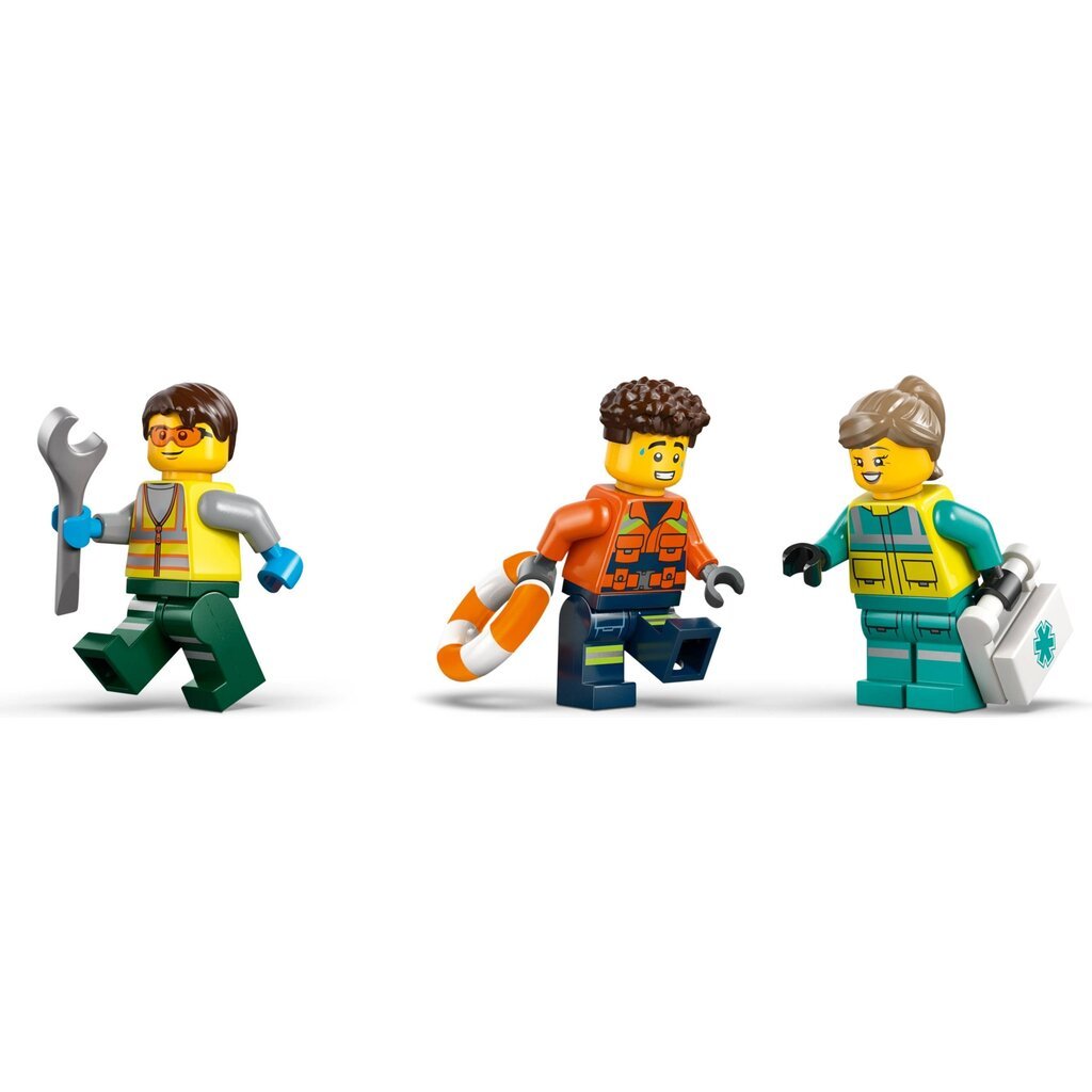 LEGO AIRPLANE, SERVICE TRUCK & HOVERCRAFT REMIX