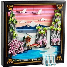 LEGO JAPANESE CHERRY BLOSSOM LANDSCAPE