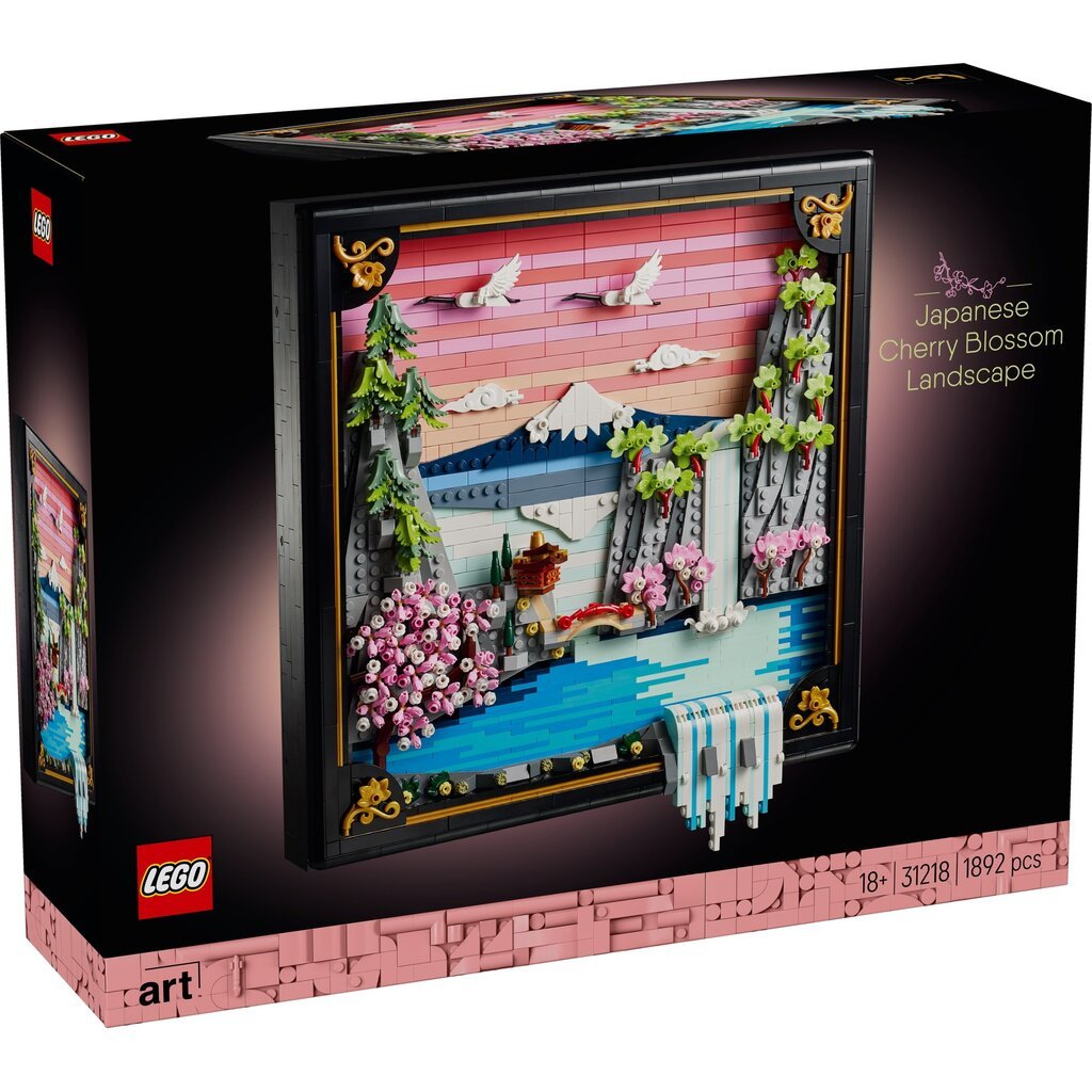LEGO JAPANESE CHERRY BLOSSOM LANDSCAPE
