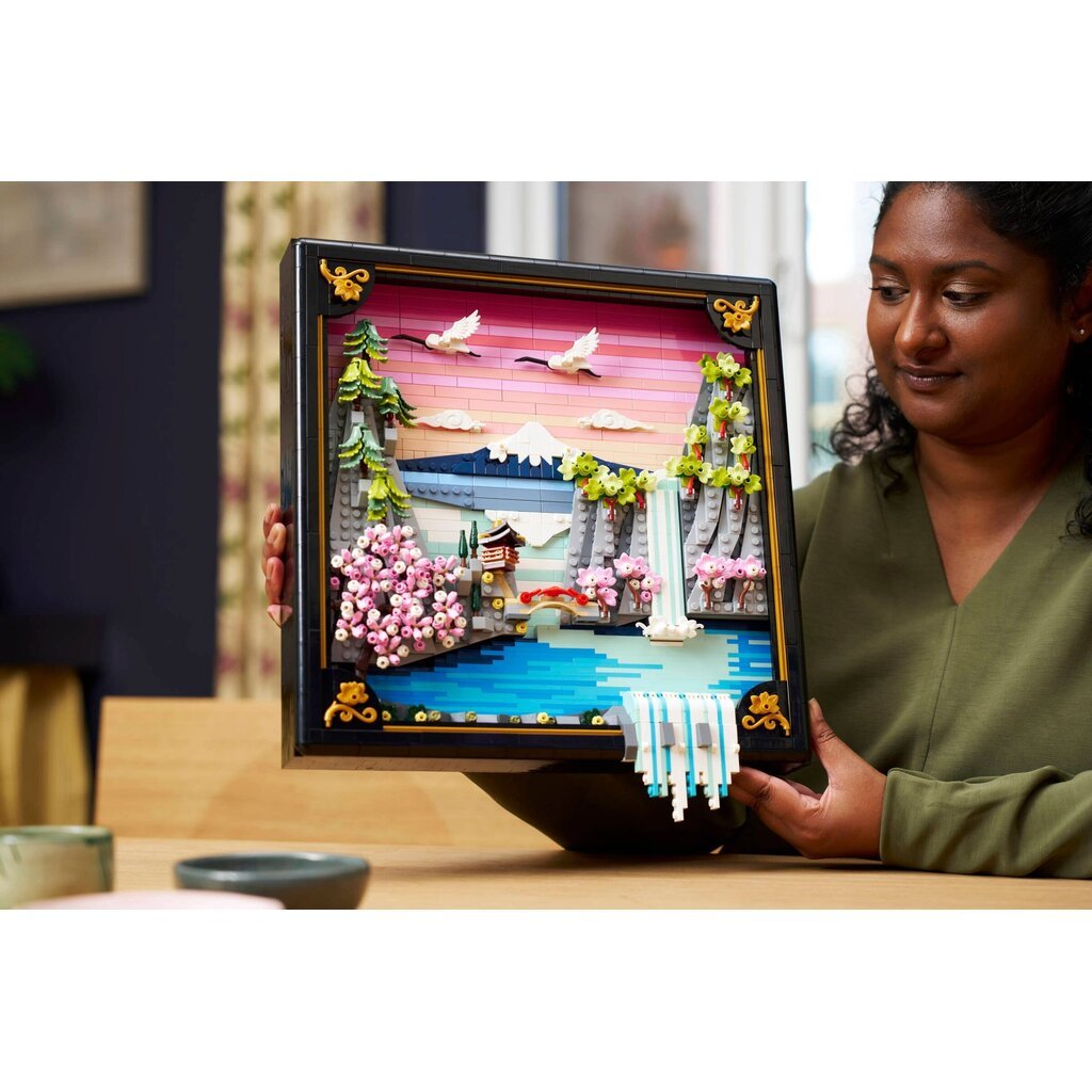 LEGO JAPANESE CHERRY BLOSSOM LANDSCAPE