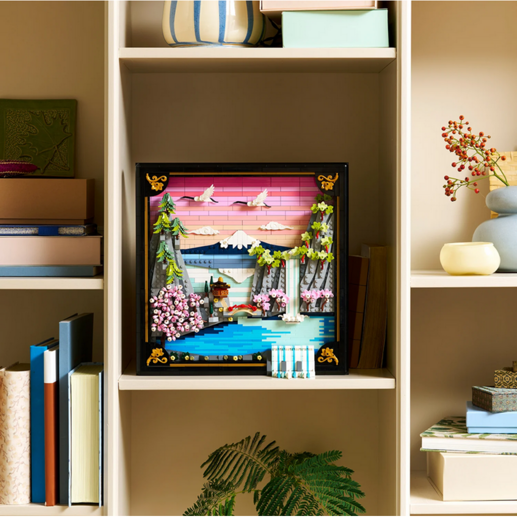 LEGO JAPANESE CHERRY BLOSSOM LANDSCAPE