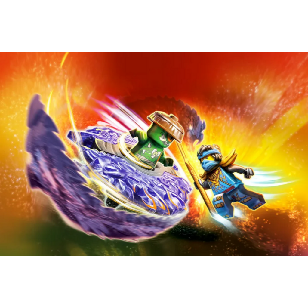 LEGO NYA VS. MUTATION MONSTER SPINNER