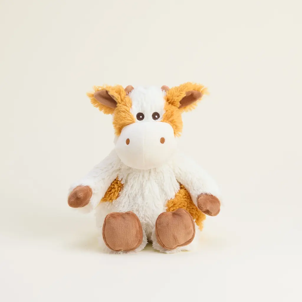 WARMIES WARMIES PLUSH BROWN COW