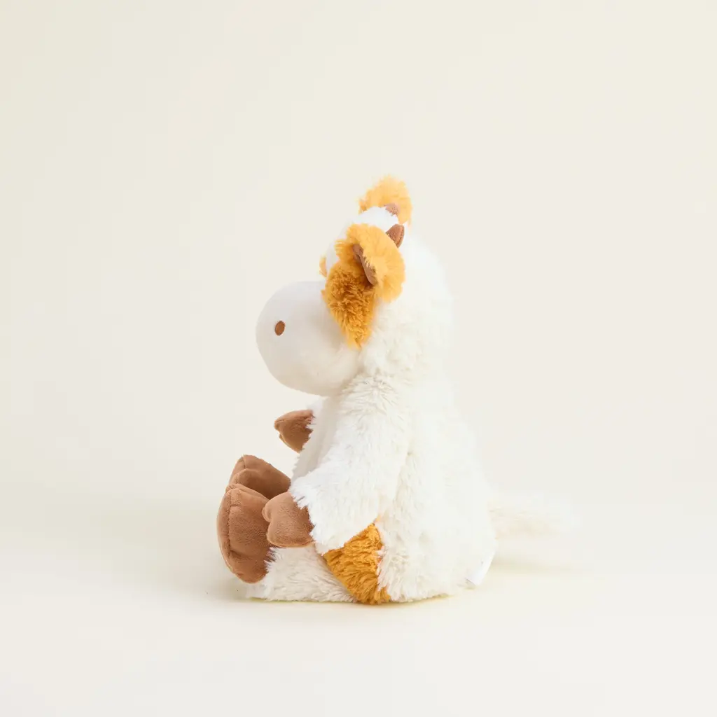 WARMIES WARMIES PLUSH BROWN COW