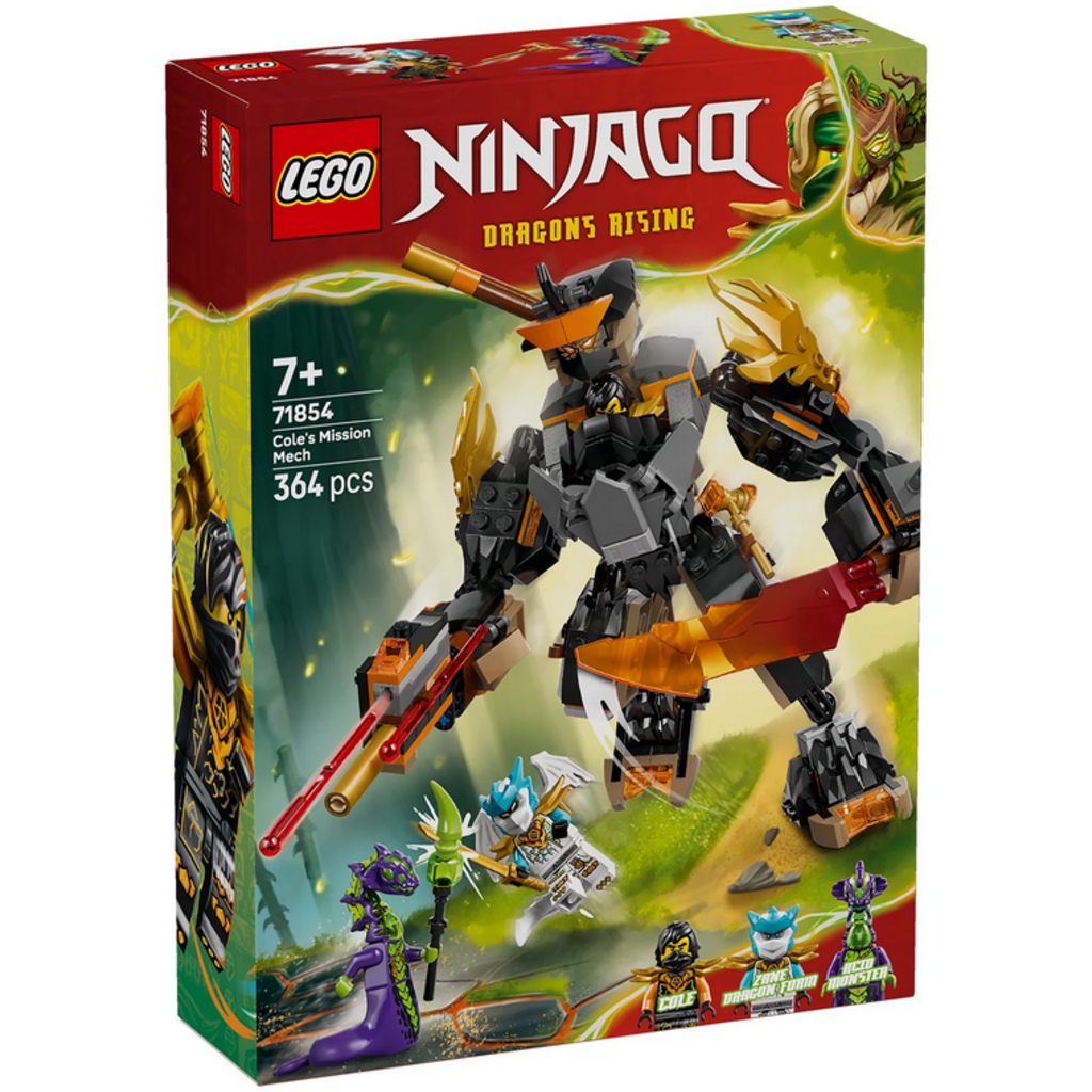 LEGO COLE'S MISSION MECH & DRAGON ZANE
