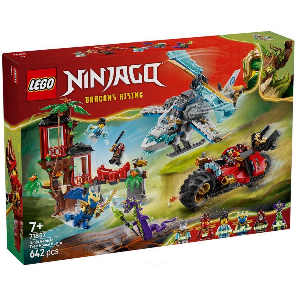 LEGO NINJA VEHICLE TREE HOUSE BATTLE