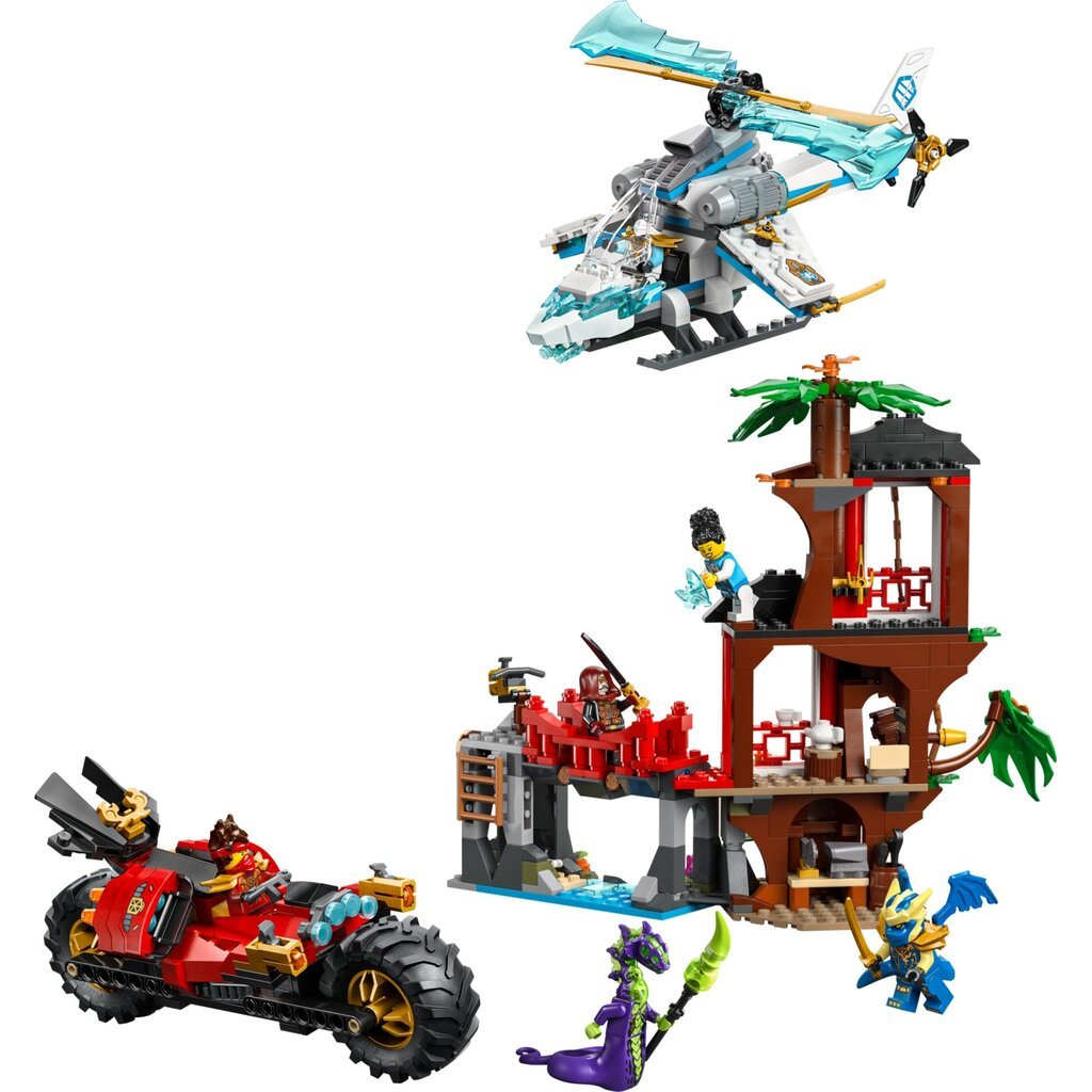 LEGO NINJA VEHICLE TREE HOUSE BATTLE