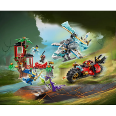 LEGO NINJA VEHICLE TREE HOUSE BATTLE