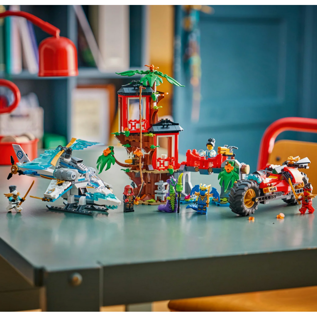 LEGO NINJA VEHICLE TREE HOUSE BATTLE