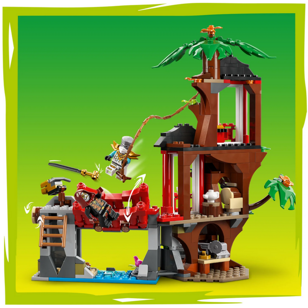 LEGO NINJA VEHICLE TREE HOUSE BATTLE