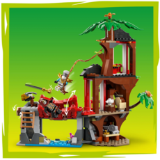 LEGO NINJA VEHICLE TREE HOUSE BATTLE