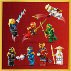 LEGO NINJA CHARACTER DISPLAY 15TH ANNIVERSARY