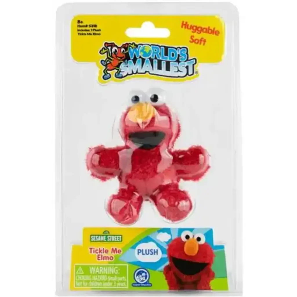 WORLDS SMALLEST WORLDS SMALLEST TICKLE ME ELMO*