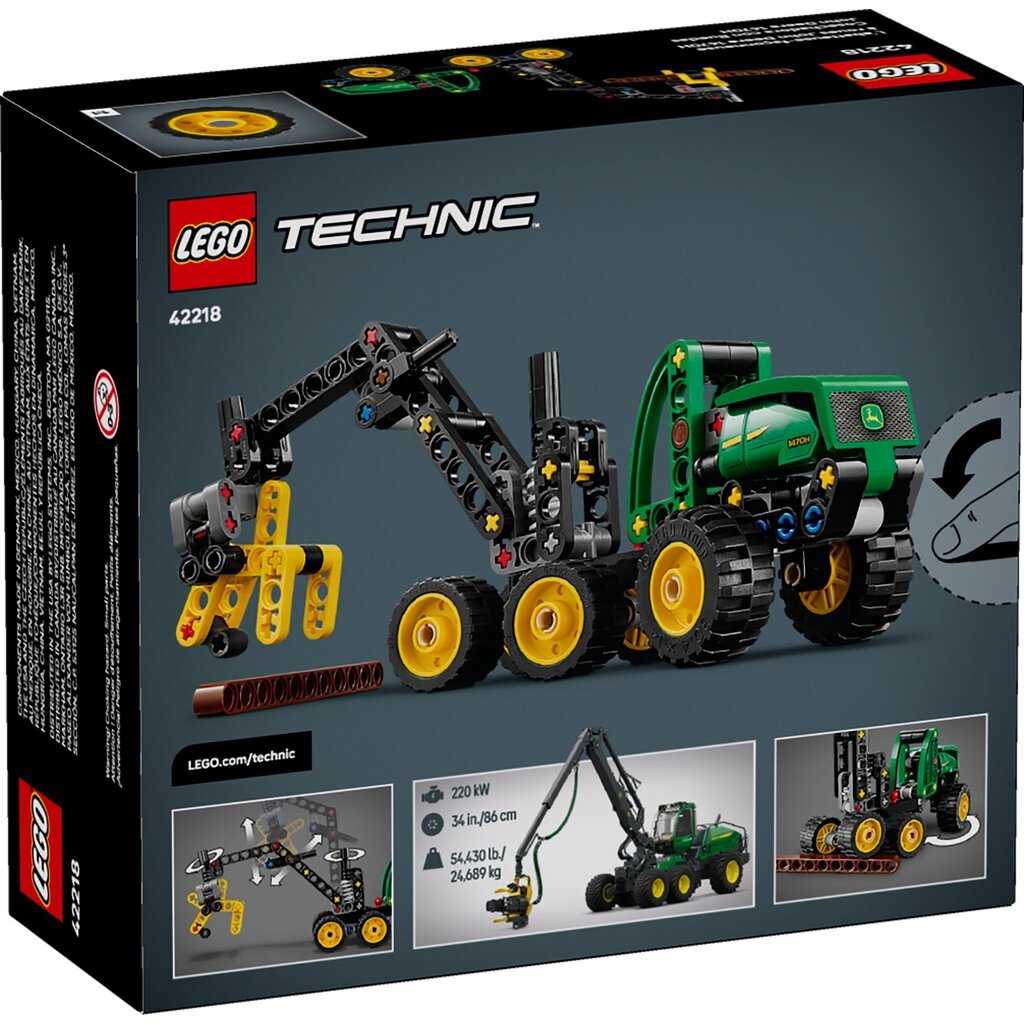 LEGO JOHN DEERE 1470H WHEELED HARVESTER